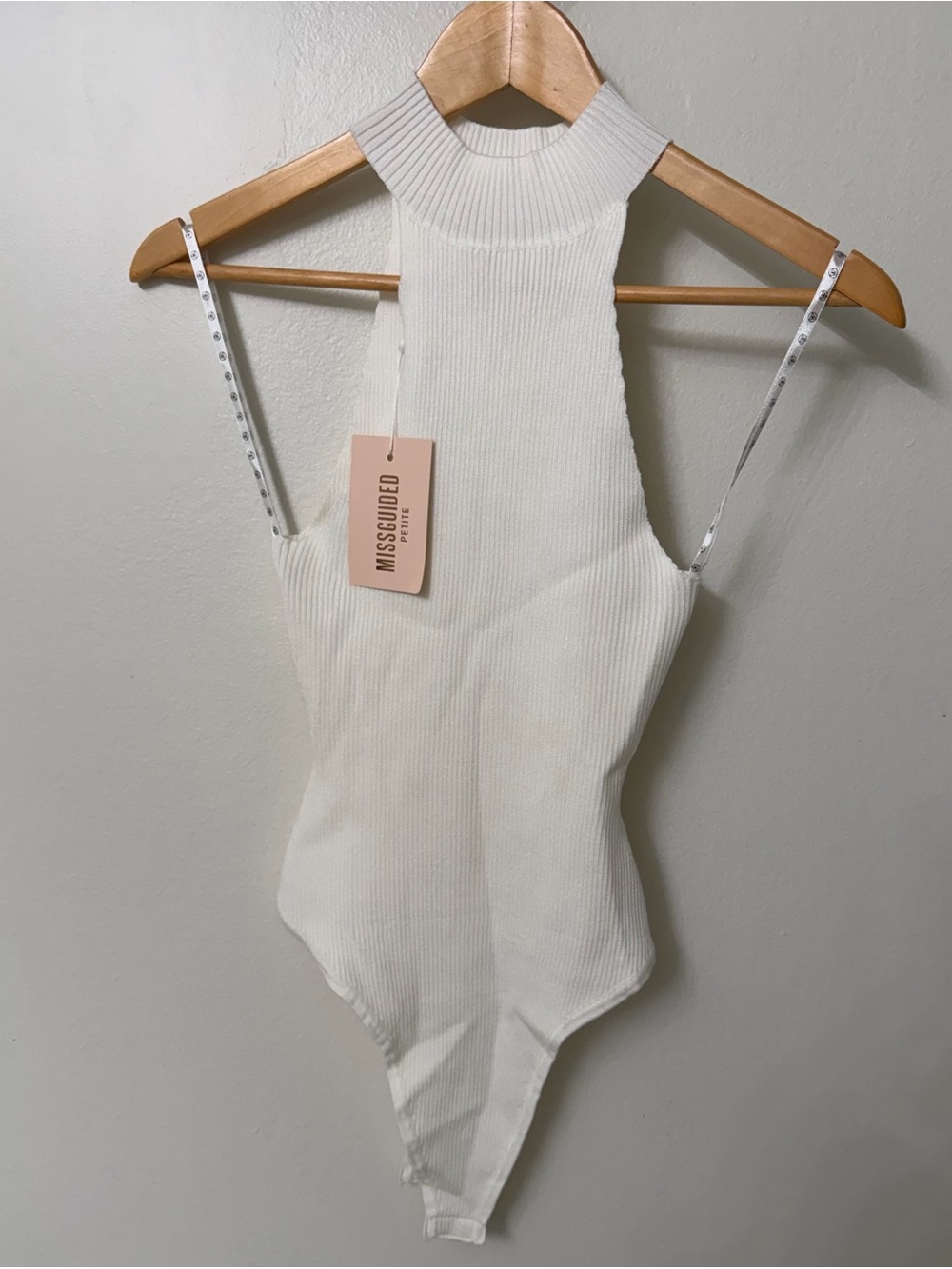 BNWT Missguided Ribbed Bodysuit